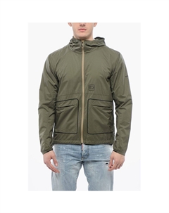 Зеленые полиамидные куртки и пальто, Green Woolrich