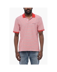 Полосатая рубашка-поло с короткими рукавами, Red Woolrich