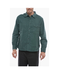 Зеленые хлопковые куртки и пальто, Green Woolrich