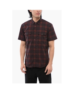 Клетчатая рубашка MESH с короткими рукавами, Red Woolrich