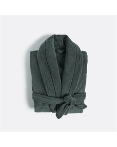 Махровый халат с шалевым воротником Victor зеленый La redoute interieurs