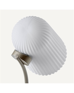 Лампа с рифленым опаловым абажуром Fosca белый Am.pm.