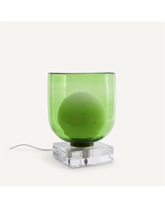 Лампа из акрила и цветного стекла Copala зеленый Am.pm.