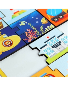 Пазл деревянный музыкальный Лесная мастерская