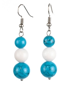 Серьги Бусики-колечки