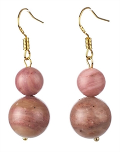 Серьги Бусики-колечки