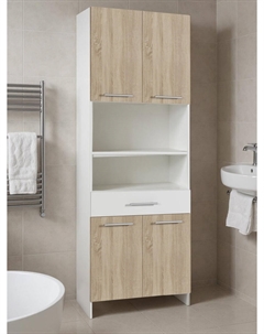 Шкаф - пенал напольный для ванной комнаты Клик мебель
