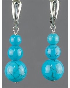 Серьги Бусики-колечки