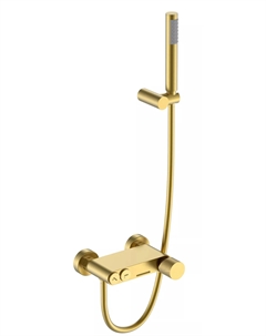 Смеситель для ванны с душем Stick золото матовое (123-MG.2) Boheme