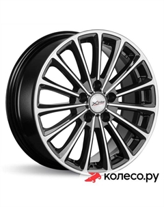 Литой диск X-136 7x17/5*114.3 D54.1 ET50 BK/FP X`trike
