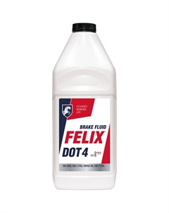Жидкость тормозная DOT4 910г (art.430130006) Felix