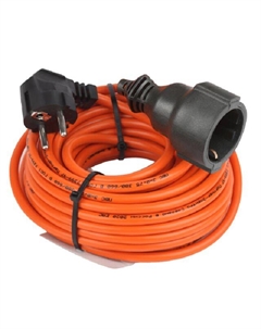 Удлинитель 10м 1-местный с/з 6А IP20 3х0,75мм ПВС оранжевый Era