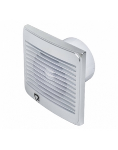 Вентилятор осевой С с антимоскитной сеткой 157х157 мм d100 мм хром Event