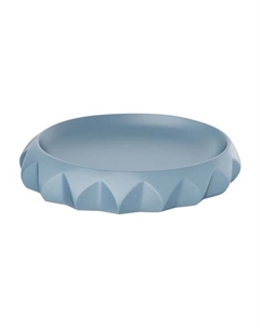 Мыльница для ванной Fora Triangle настольная полирезин серая (FOR-TRN036)