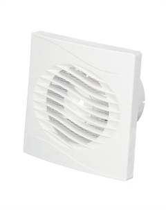 Вентилятор осевой Волна с обратным клапаном с антимоскитной сеткой 157х157 мм d100 мм белый Event