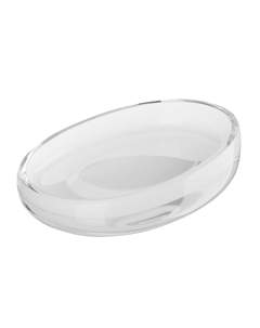 Мыльница для ванной Fora Barcelona настольная акрил белая (FOR-BAR036)