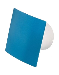 Вентилятор осевой Т 160х160 мм d100 мм синий Event