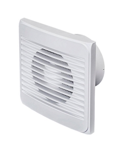 Вентилятор осевой С с обратным клапаном с антимоскитной сеткой 157х157 мм d120 мм белый Event