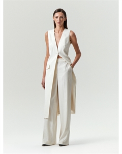 Брюки широкого кроя в полоску Emka