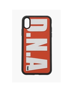 Чехол DNA Rubber XR для iPhone с тисненым логотипом Dolce & Gabbana, Black Dolce&gabbana