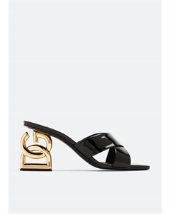 Мюли Dolce&Gabbana 3.5 Patent Leather, черный Dolce&gabbana