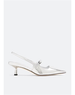 Туфли Didi 45, серебряный Jimmy choo