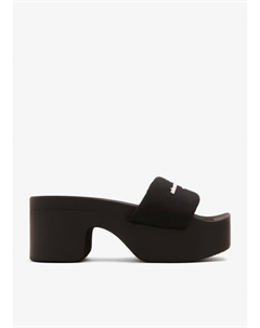 Шлепанцы AW Platform, черный Alexander wang