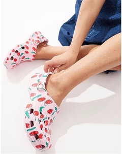Сабо Classic Fruit в цвете Pink Milk Crocs