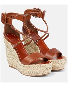 Эспадрильи на танкетке Chocazeppa, коричневый Christian louboutin