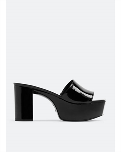 Сандалии Squarehigh Platform 95, черный Stuart weitzman