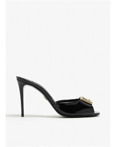Мюли Dolce&Gabbana DG Patent Leather, черный Dolce&gabbana