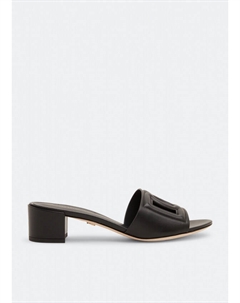 Мюли Dolce&Gabbana DG Logo, черный Dolce&gabbana