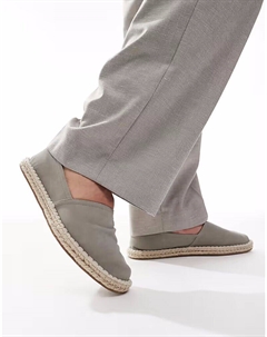 Эспадрильи серого цвета Asos design