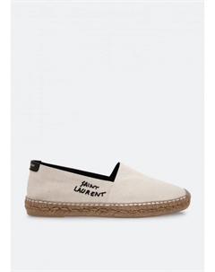 Эспадрильи Canvas espadrilles, белый Saint laurent