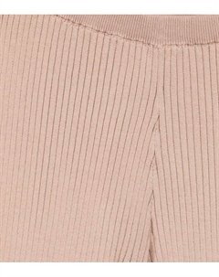 Трикотажные брюки в рубчик из хлопка, нейтральный Brunello cucinelli