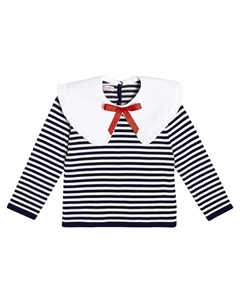 Полосатый свитер Morissa из хлопка, разноцветный La coqueta