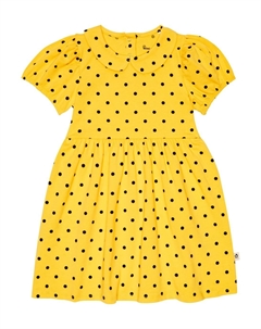 Платье в горошек, желтый Mini rodini