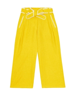 Льняные брюки, желтый Chloe