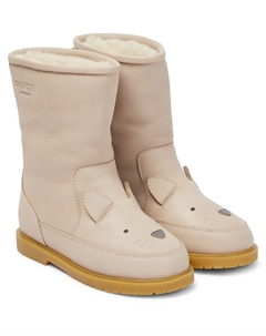 Кожаные ботинки Wadudu Classic с подкладкой, розовый Donsje