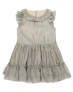 Платье Bonheur в мелкую клетку, серый Bonpoint