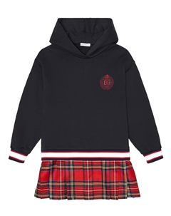 Платье из джерси в клетку Dolce&Gabbana, черный Dolce&gabbana