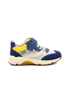 Кроссовки Runrun с регулируемыми ремешками, мультиколор Kickers