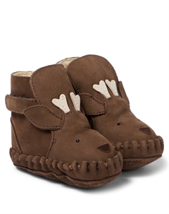 Ботинки Baby Kapi из нубука, коричневый Donsje