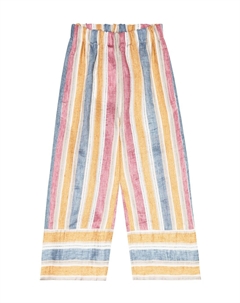 Широкие брюки в полоску, нейтральный Il gufo