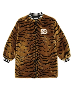 Пальто с отделкой из искусственного меха Dolce&Gabbana, черный Dolce&gabbana