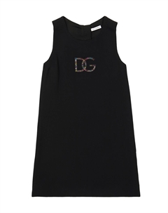 Платье с кристаллами Dolce&Gabbana, черный Dolce&gabbana