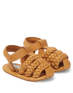 Кожаные сандалии Baby Pam, коричневый Donsje