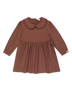 Хлопковое платье Прала, коричневый Donsje