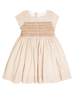 Платье Duchesse с цветочным принтом, золотой Bonpoint