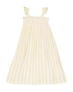 Платье Alexandra из хлопка, бежевый Bonpoint